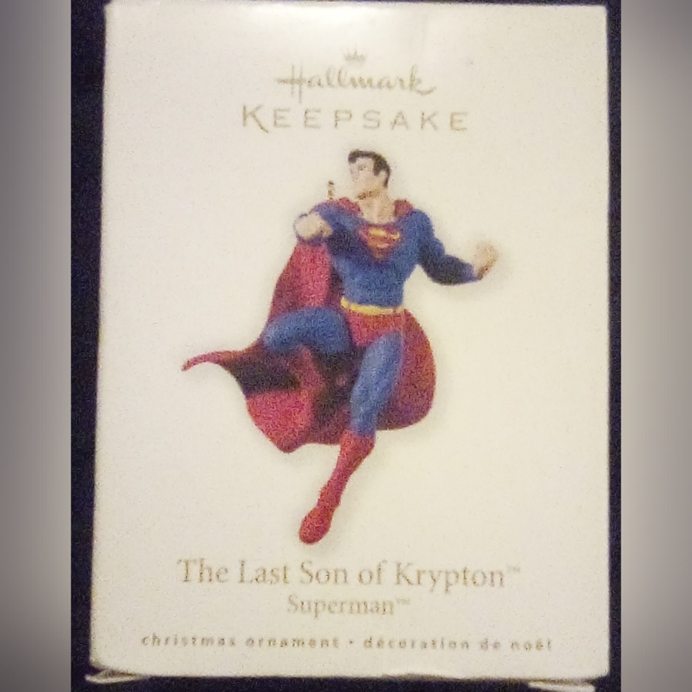 COPY - "Superman" Hallmark The Last Son of Krypton Figure